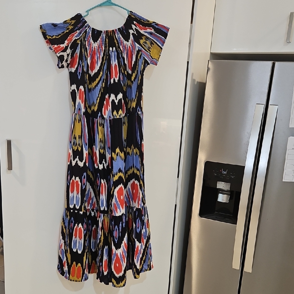 Guadalope Momposina Tiered Maxi Dress